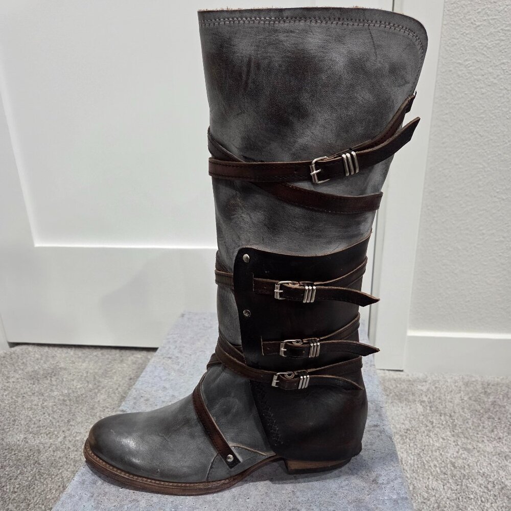 Freebird by Steven Gray and Brown Combat Boots